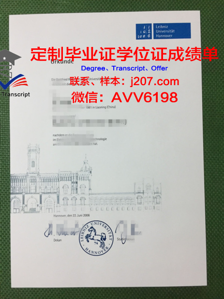 汉诺威大学证书成绩单(汉诺威大学英语授课)
