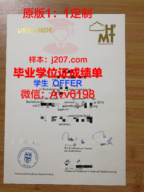 汉堡大学毕业证