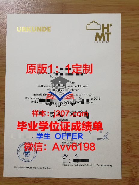 汉堡大学证书成绩单(汉堡大学毕业证)