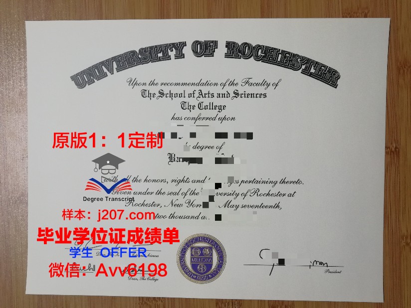 罗切斯特大学毕业证