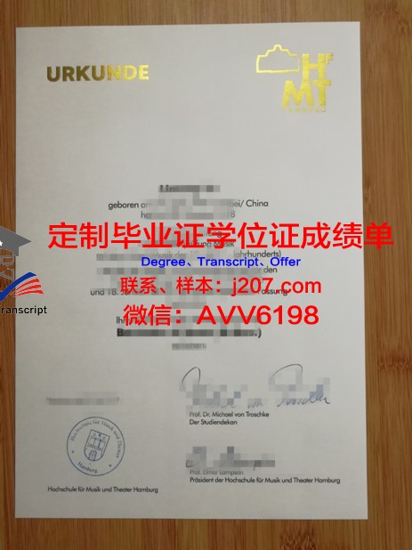 汉堡音乐与戏剧学院毕业证(汉堡国际音乐学院怎样)