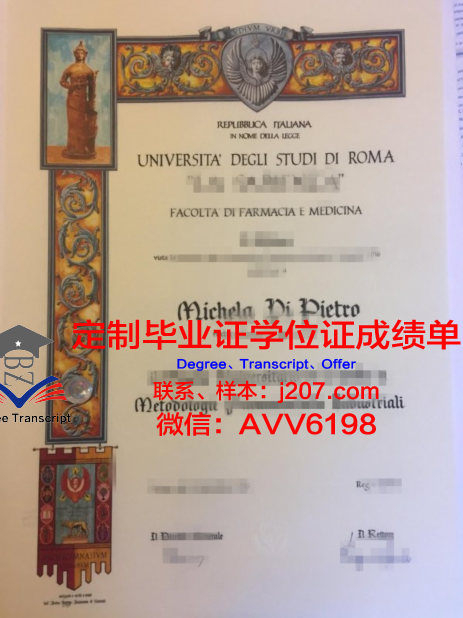 罗马第三大学毕业证图片(罗马第三大学毕业证图片高清)