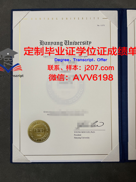 汉阳女子大学毕业证原版(汉阳大学毕业证书)