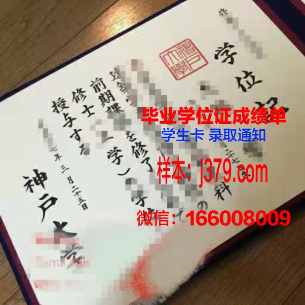 神户商科大学毕业证案例(神户商学院)