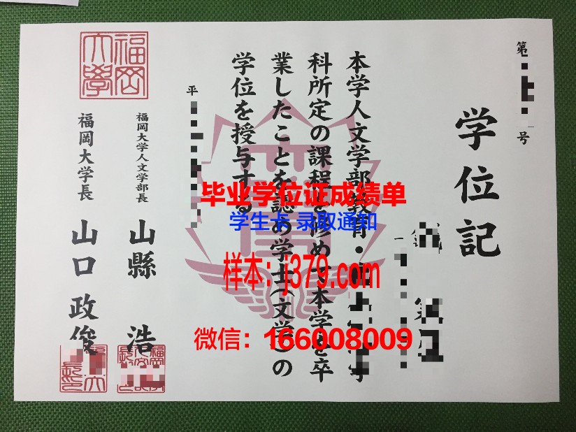 福冈设计&科技专门学校博士学位证的独特魅力与价值