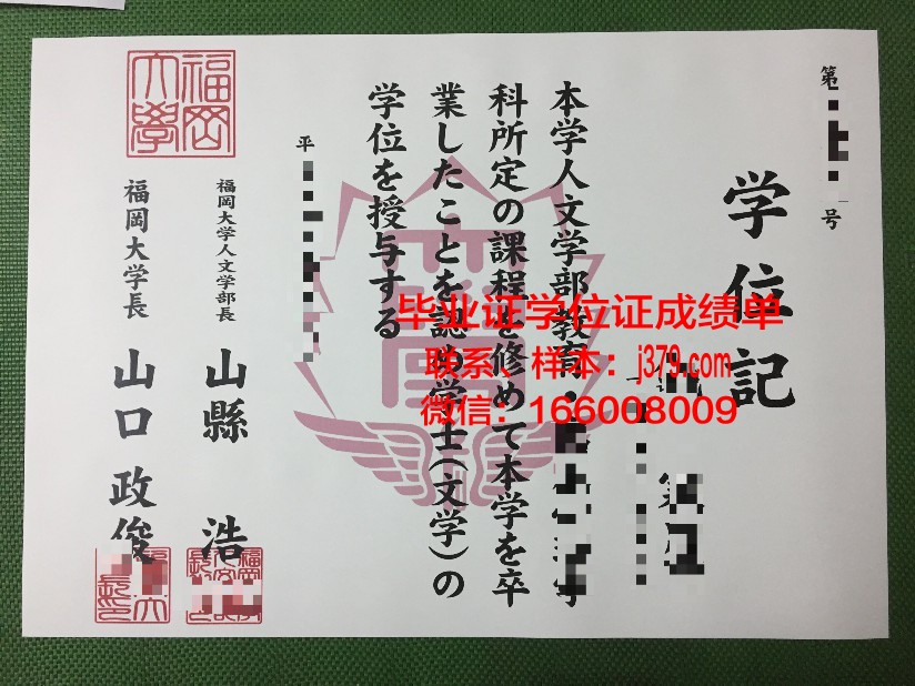 福冈女学院大学本科毕业证：一份跨越时空的荣誉见证