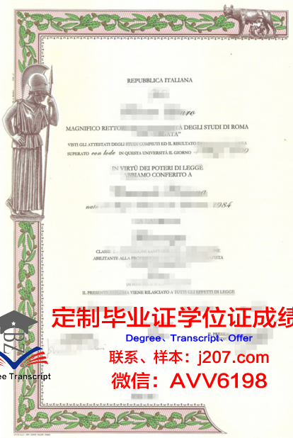 罗马国际社会科学自由大学本科毕业证：开启全球视野的通行证