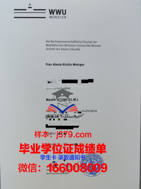 明斯特艺术学院毕业证什么样子(明斯特大学bwl)