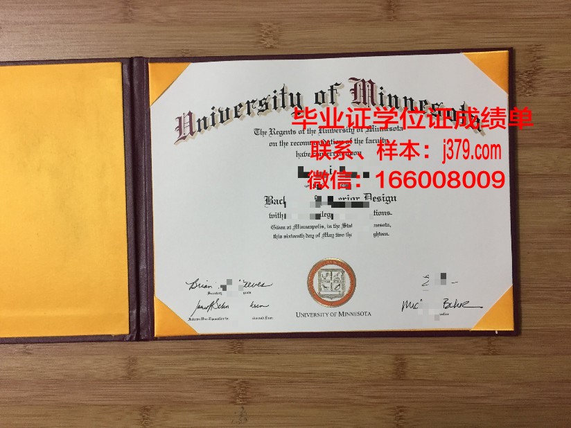 明尼苏达大学双城分校博士毕业证书(美国明尼苏达大学双城分校毕业证)