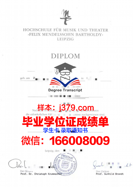 莱比锡音乐和戏剧学院毕业证样本(莱比锡音乐家)