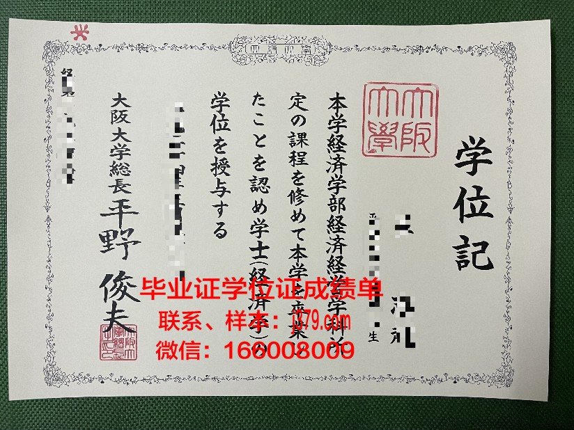 大阪市立大学毕业证成绩单(大阪市立大学毕业证成绩单怎么打印)