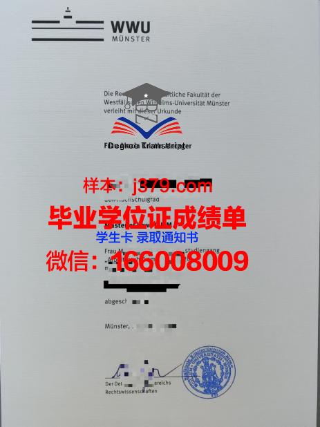 明斯特艺术学院毕业证什么样子(明斯特大学bwl)