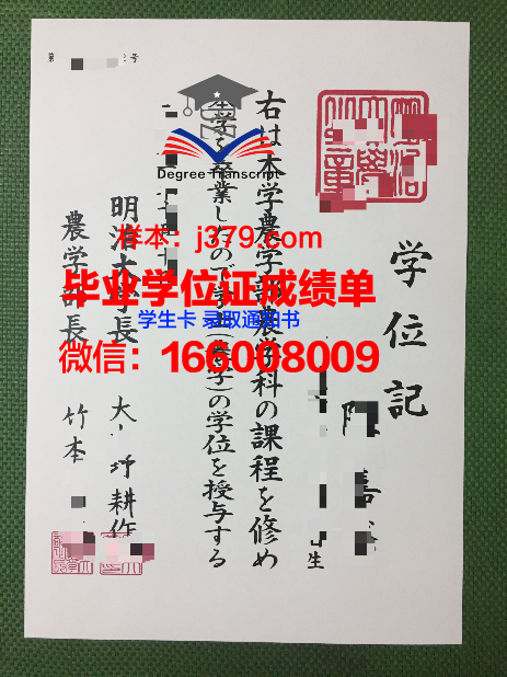 明治学院大学毕业证书图片(明治学院大学什么水平)