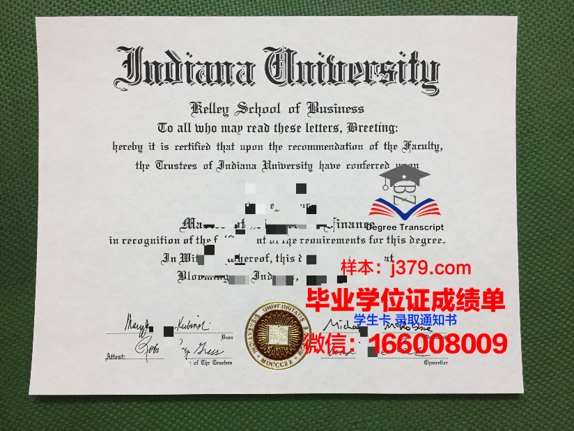 南印第安纳大学毕业证书原件(印第安纳大学伯明顿分校毕业证)