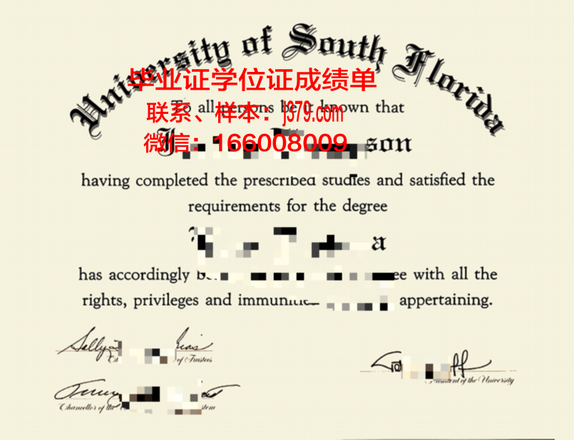 南佛罗里达大学毕业证是什么样呢(南佛罗里达大学留学优势)