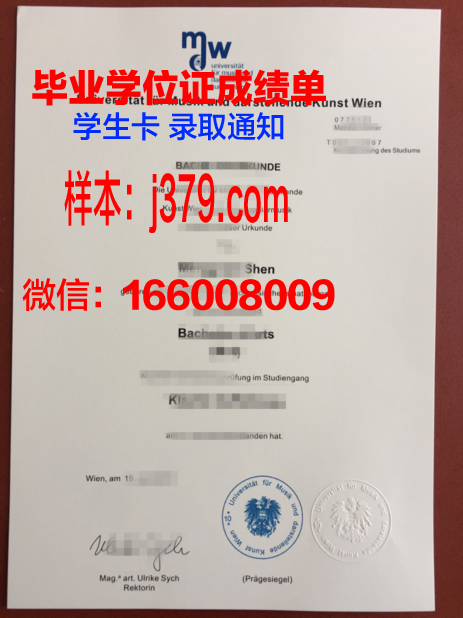 维也纳造型艺术学院毕业证书：一份独特的艺术荣誉