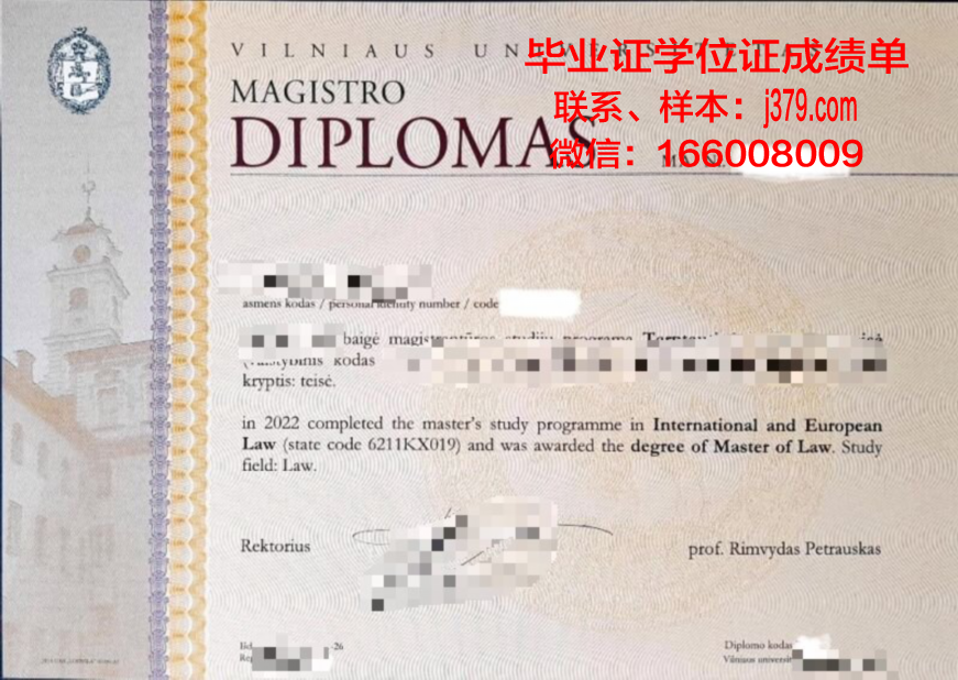 维尔纽斯师范大学成绩单(维尔纽斯大学专业)