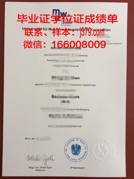 维也纳音乐与艺术市立大学学历证书(维也纳音乐学院校友)