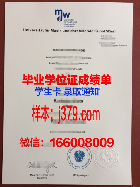 维也纳经济大学证书成绩单(维也纳经济大学学费)