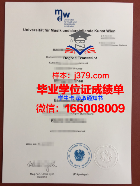 维也纳应用艺术大学毕业证案例(维也纳应用美术学院)