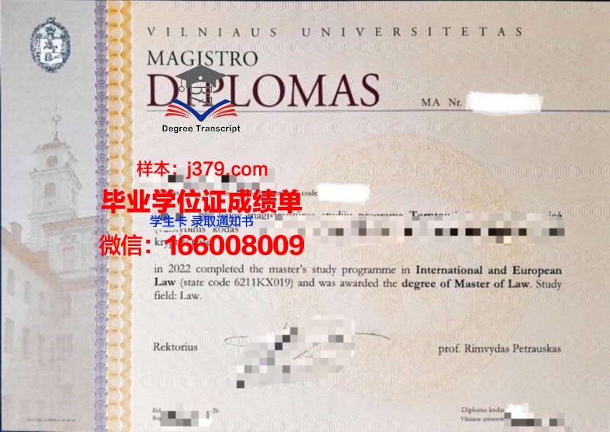 维尔纽斯艺术学院diploma证书(维尔纽斯大学官网)