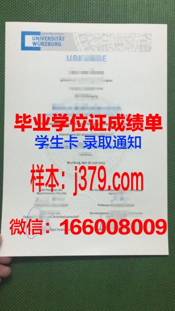 维尔茨堡大学学位证书(维尔茨堡大学申请条件)