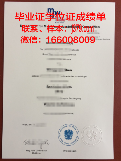 维也纳医科大学毕业证书模板(维也纳医科大学申请条件)