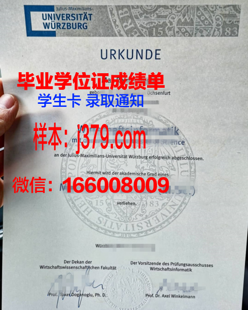 维尔茨堡大学学位证书(维尔茨堡大学申请条件)