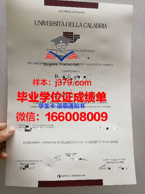 雷焦卡拉布里亚美术学院毕业证壳子