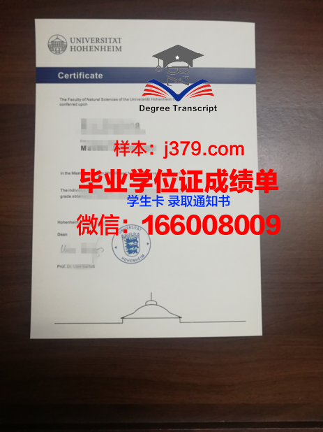 霍恩海姆大学毕业证成绩单：揭开德国高等教育之谜