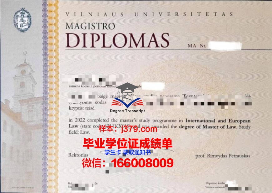 维尔纽斯艺术学院研究生毕业证书(维尔纽斯大学怎么样)