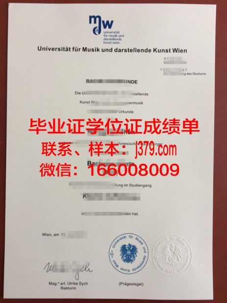 维也纳音乐与表演艺术大学学位证(维也纳音乐与表演艺术大学申请条件)
